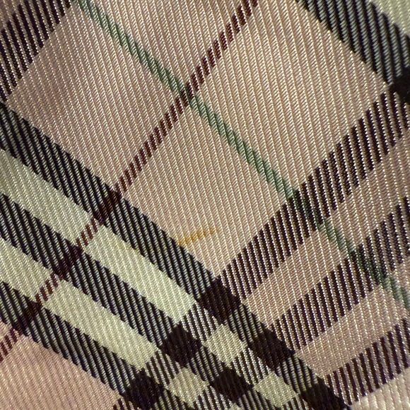 Burberry Pink and Black Plaid Tote - Picture 9 of 11